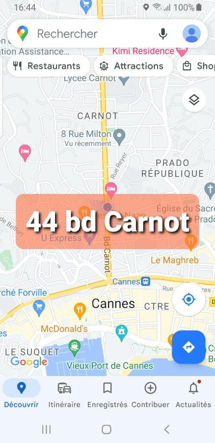 Cannes Carnot 1 Bagian luar foto